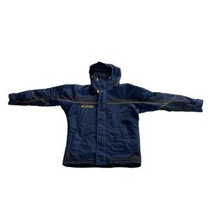 Columbia Jacket Men's Small Nylon Winter Zip Up Skiing/Snow Coat Exc Condition